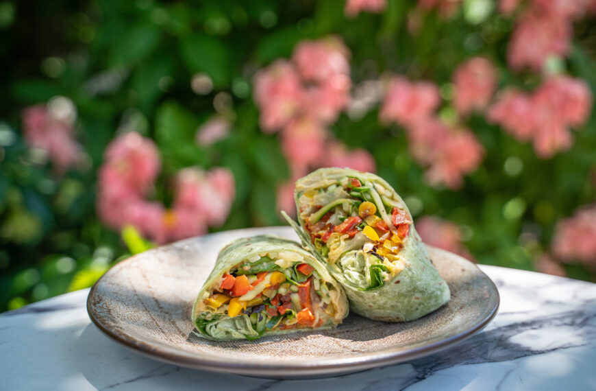 Wrapped in Flavor: Garden Veggie Wrap