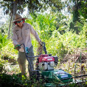 Eric Foht is our Natural Areas Manager, who oversees maintenance of The Smith Uplands Preserve.